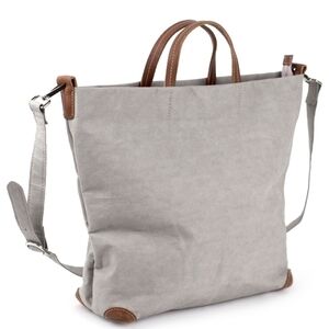 UASHMAMA ALLE HANDBAG TOTE  Washable Sustainable Gray Crossbody Bag Purse Italy